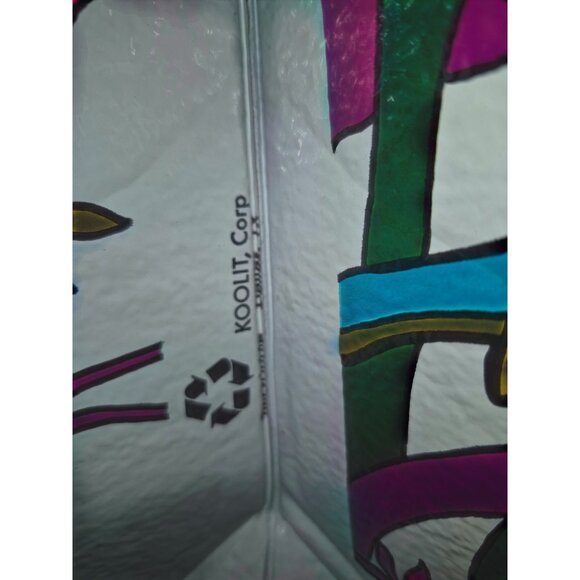 Vintage Koolit Corp Tropical Parrot & Toucan Insulated Lunch Tote Bag NOS Kitsch - Picture 5 of 10